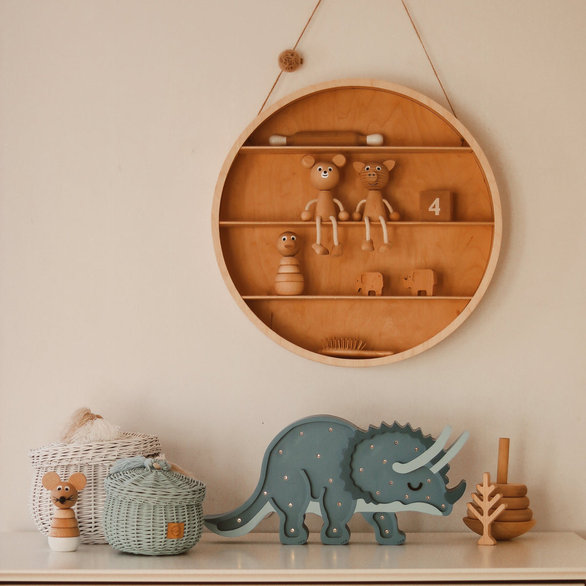 Little Lights Triceratops Dinosaur Lamp Little Lights US
