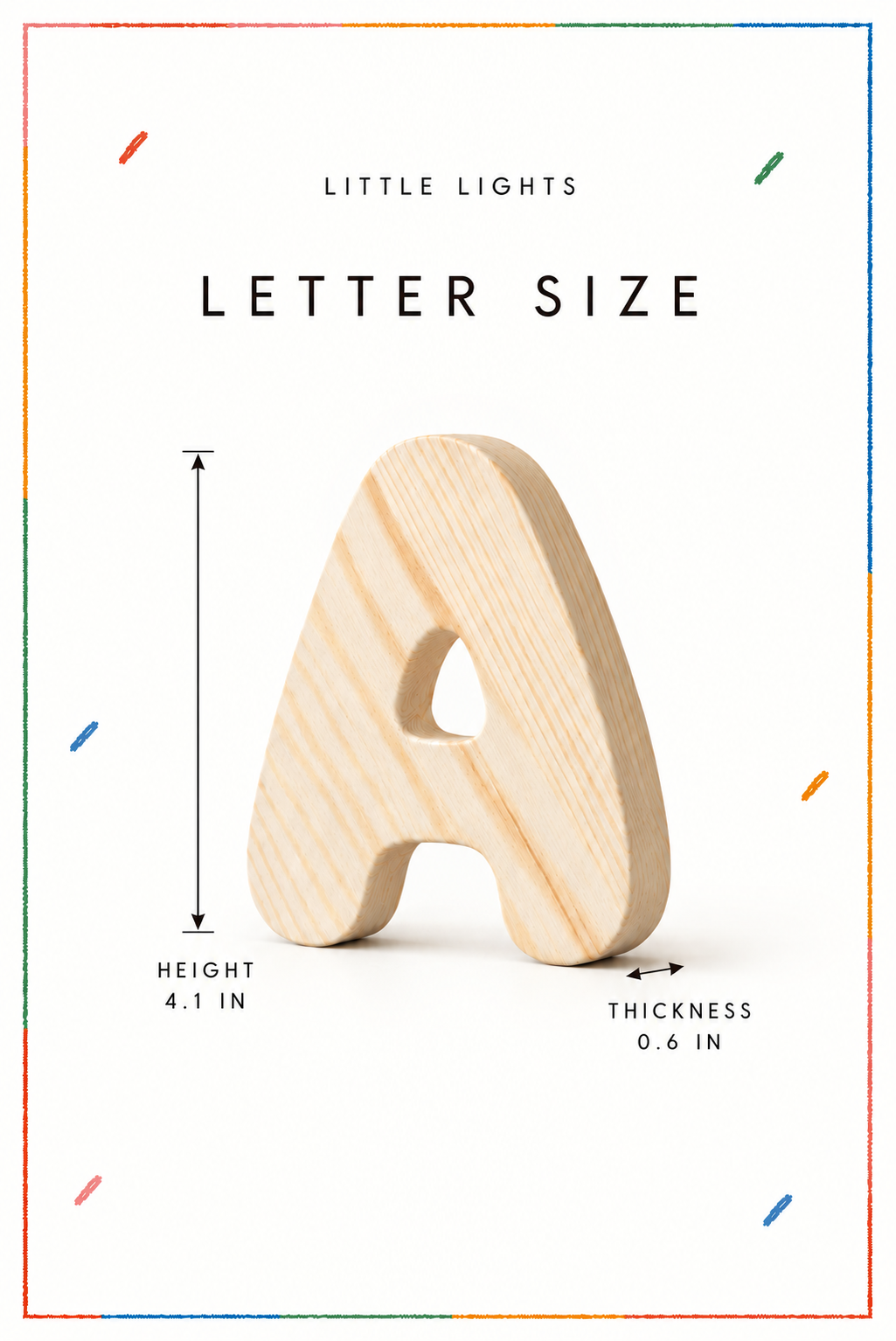 Wooden Bubble Letters - Create Your Name