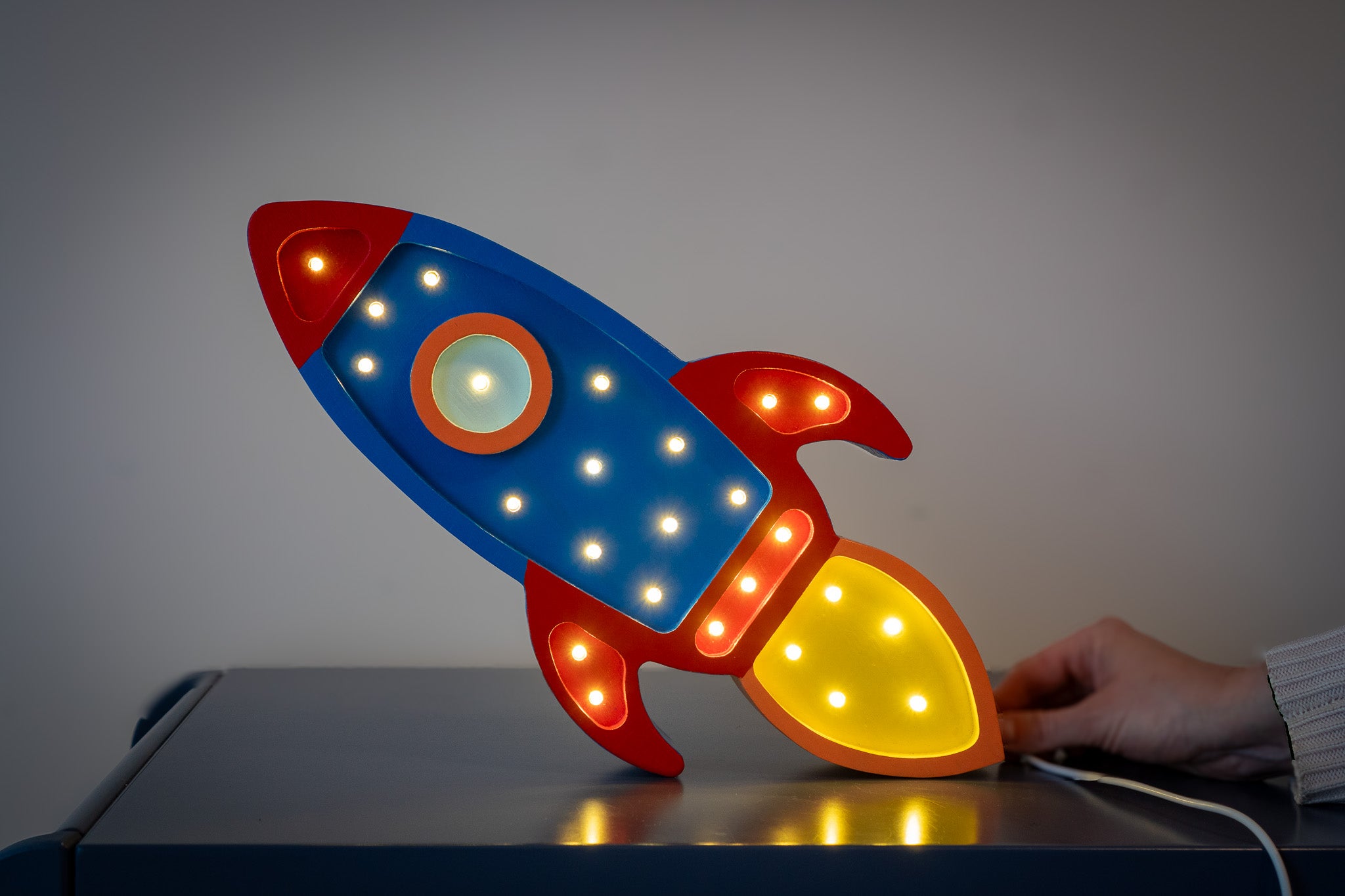 Little Lights Rocket Ship Lamp - 70% off