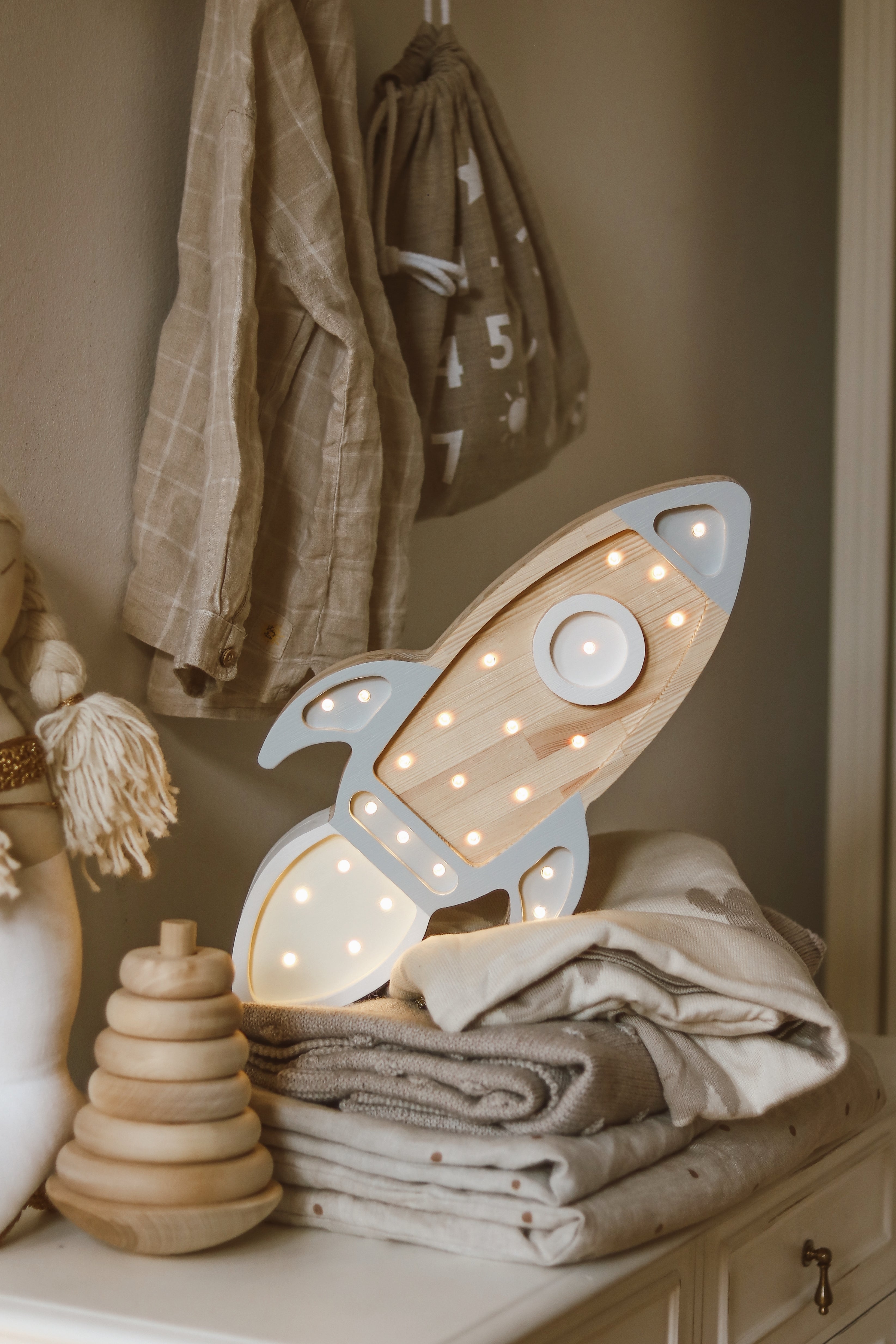 Little Lights Rocket Ship Lamp - 35% off