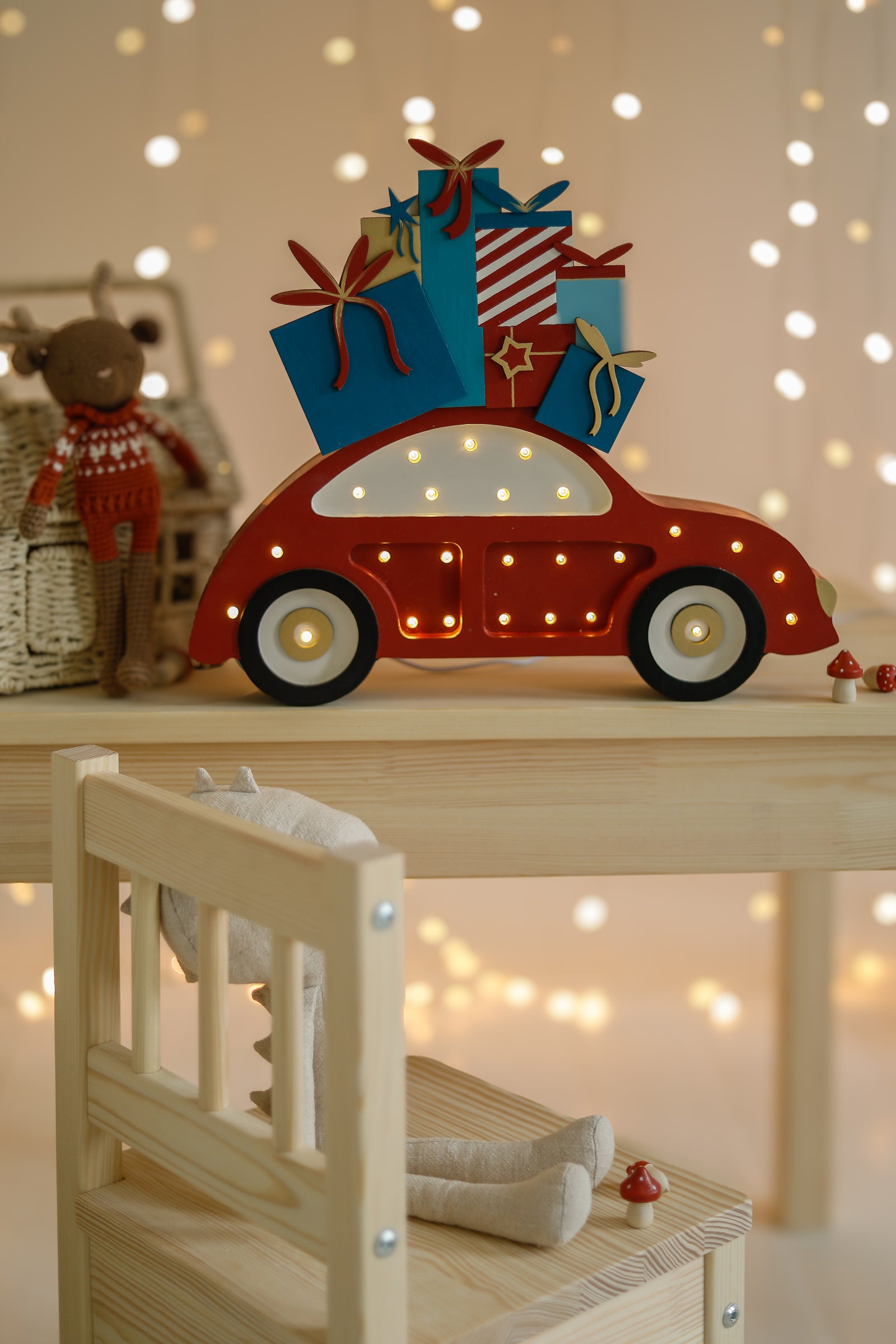Little Lights Holiday Beetle Car ~ Limited Edition