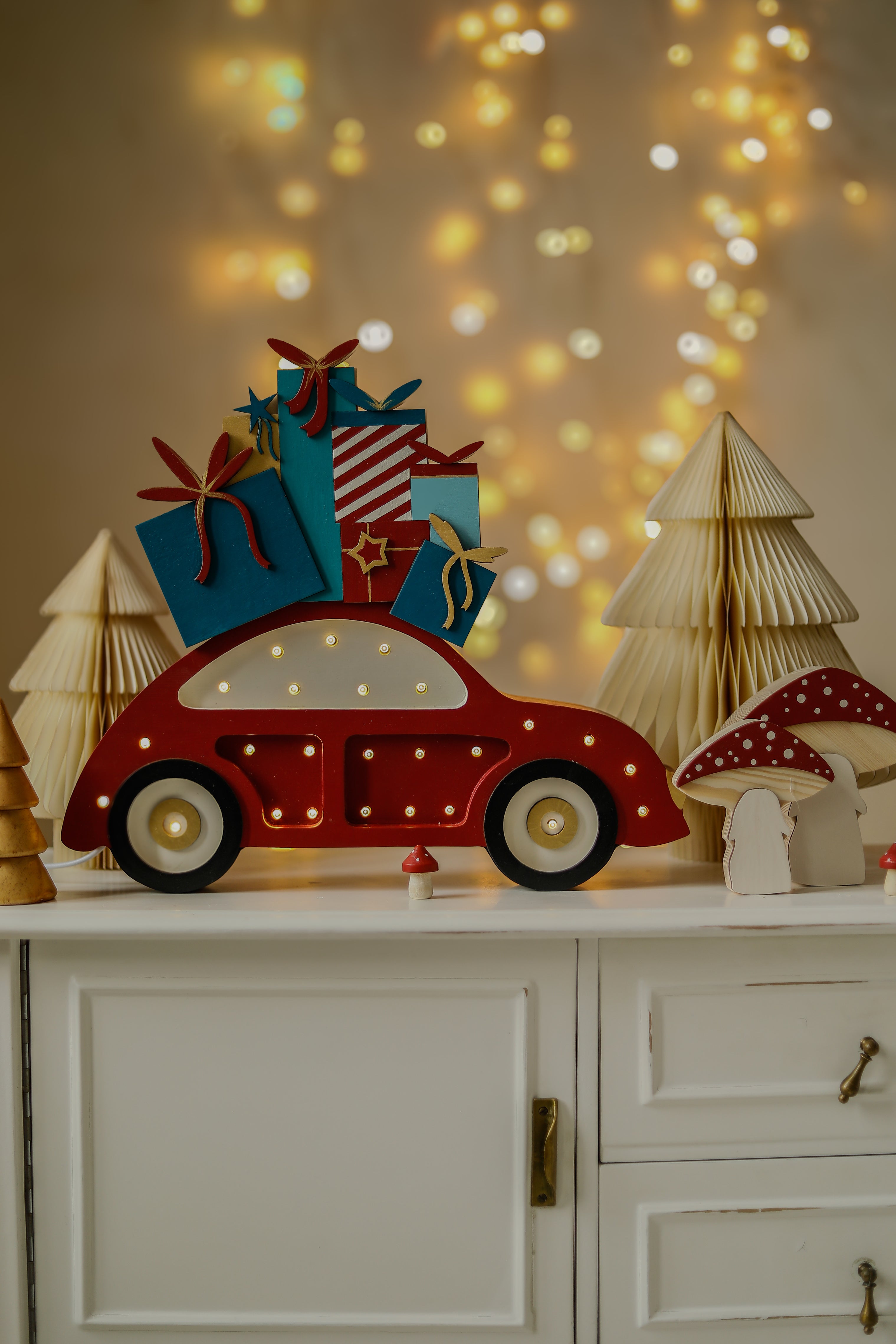 Little Lights Holiday Beetle Car ~ Limited Edition
