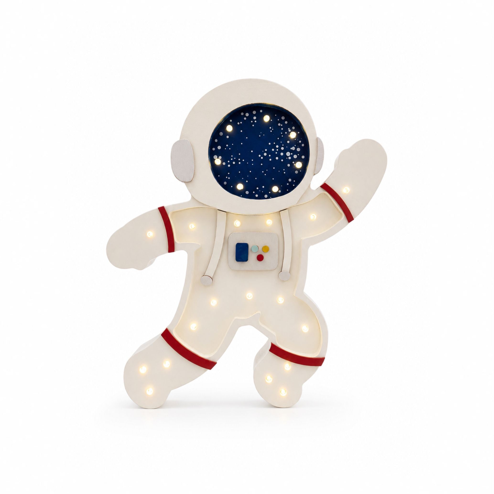 Little Lights Astronaut Milky Way Lamp – Handmade Baby Night Light with Dimmer