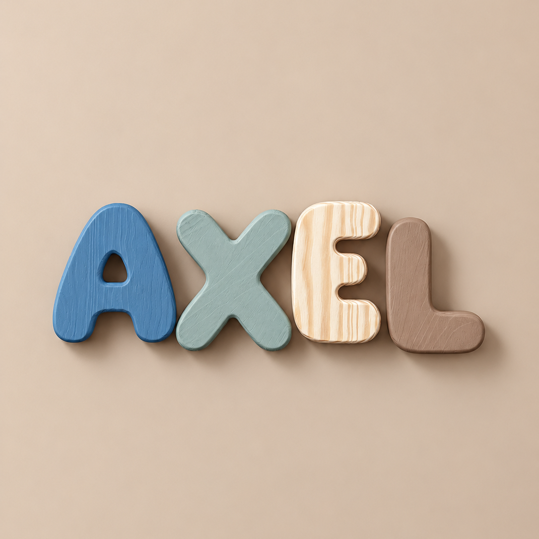 Wooden Bubble Letters - Create Your Name