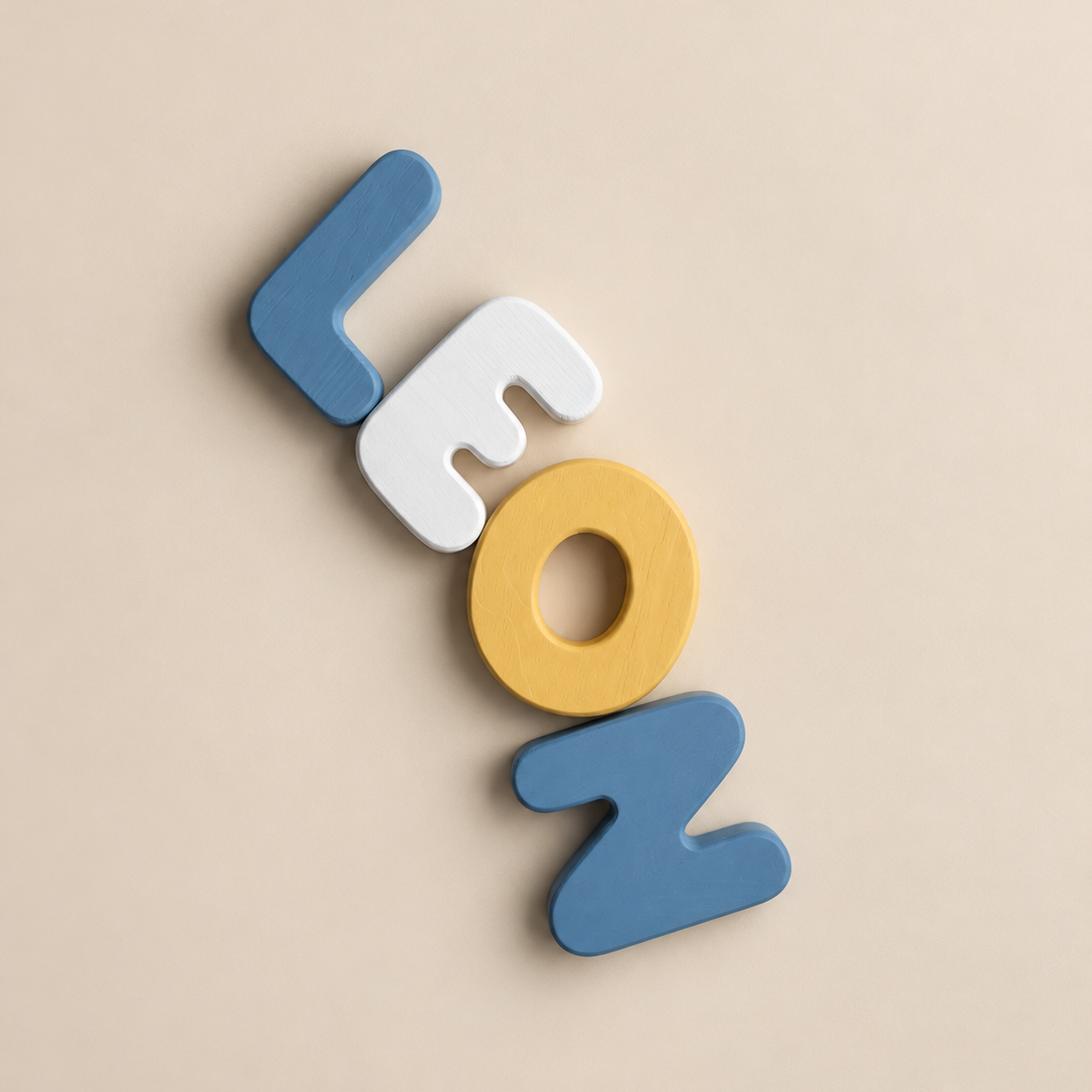 Wooden Bubble Letters - Create Your Name