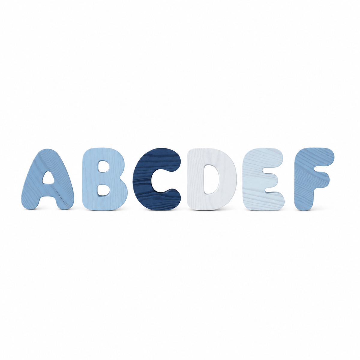 Wooden Bubble Letters - Create Your Name