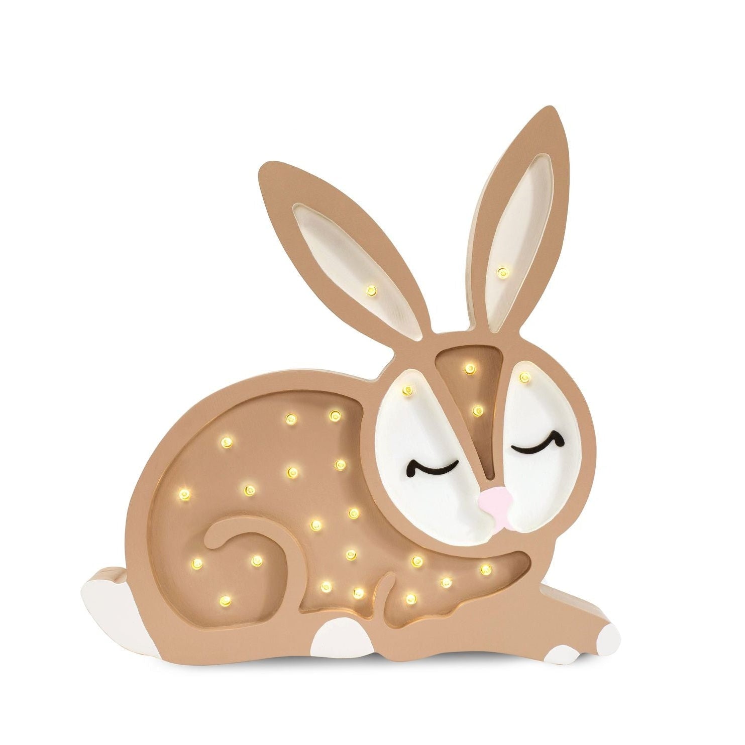 Little Lights Bunny Chocolate Lamp – Handmade Kids Night Light