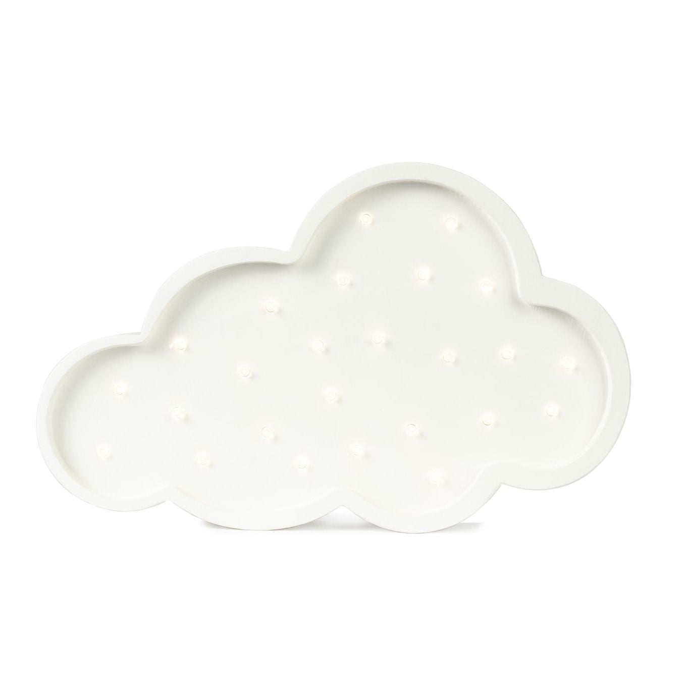 Little Lights Cloud Lamp White – Handmade Baby Night Light with Dimmer