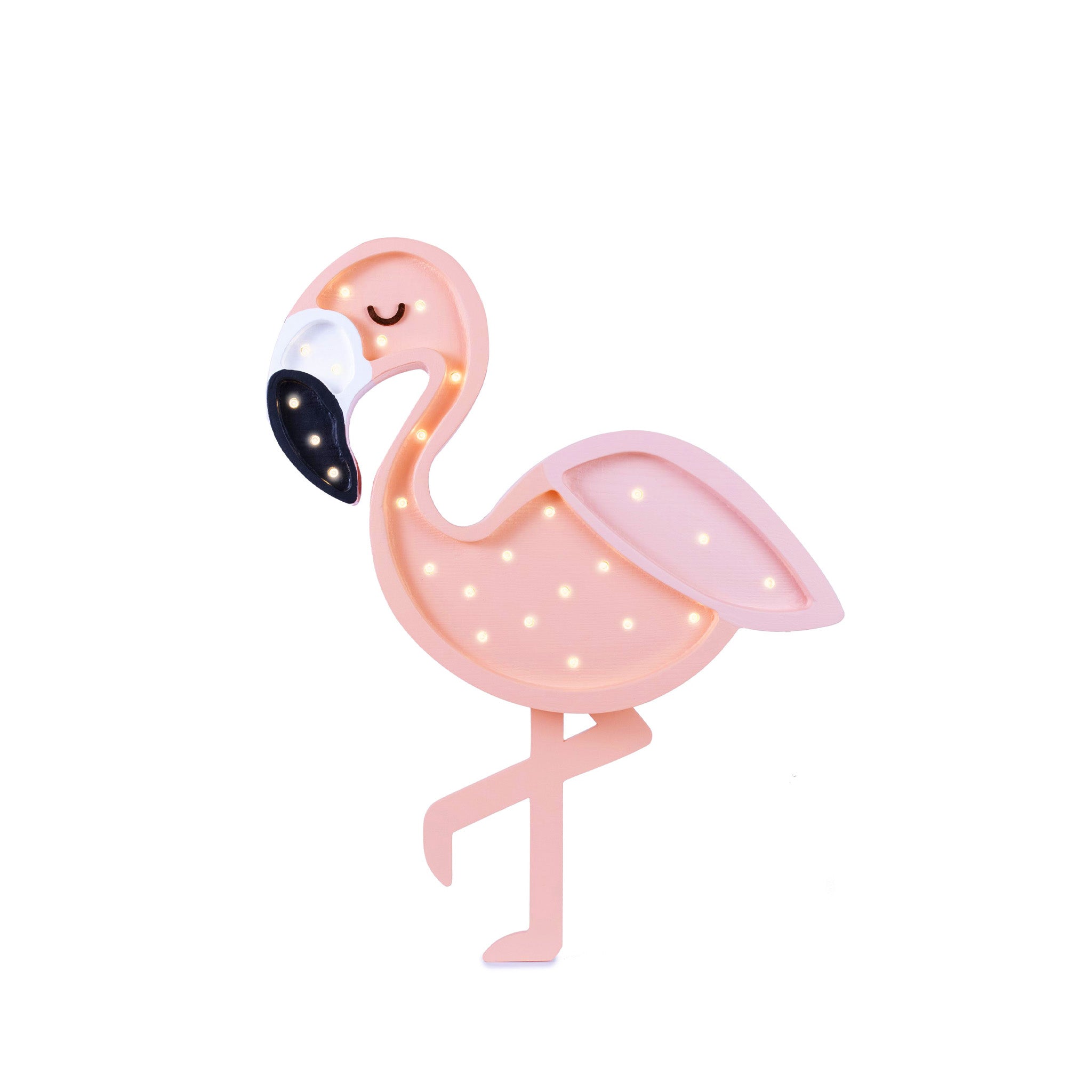 Little Lights Flamingo Pink Lamp – Handmade Baby Night Light with Dimmer