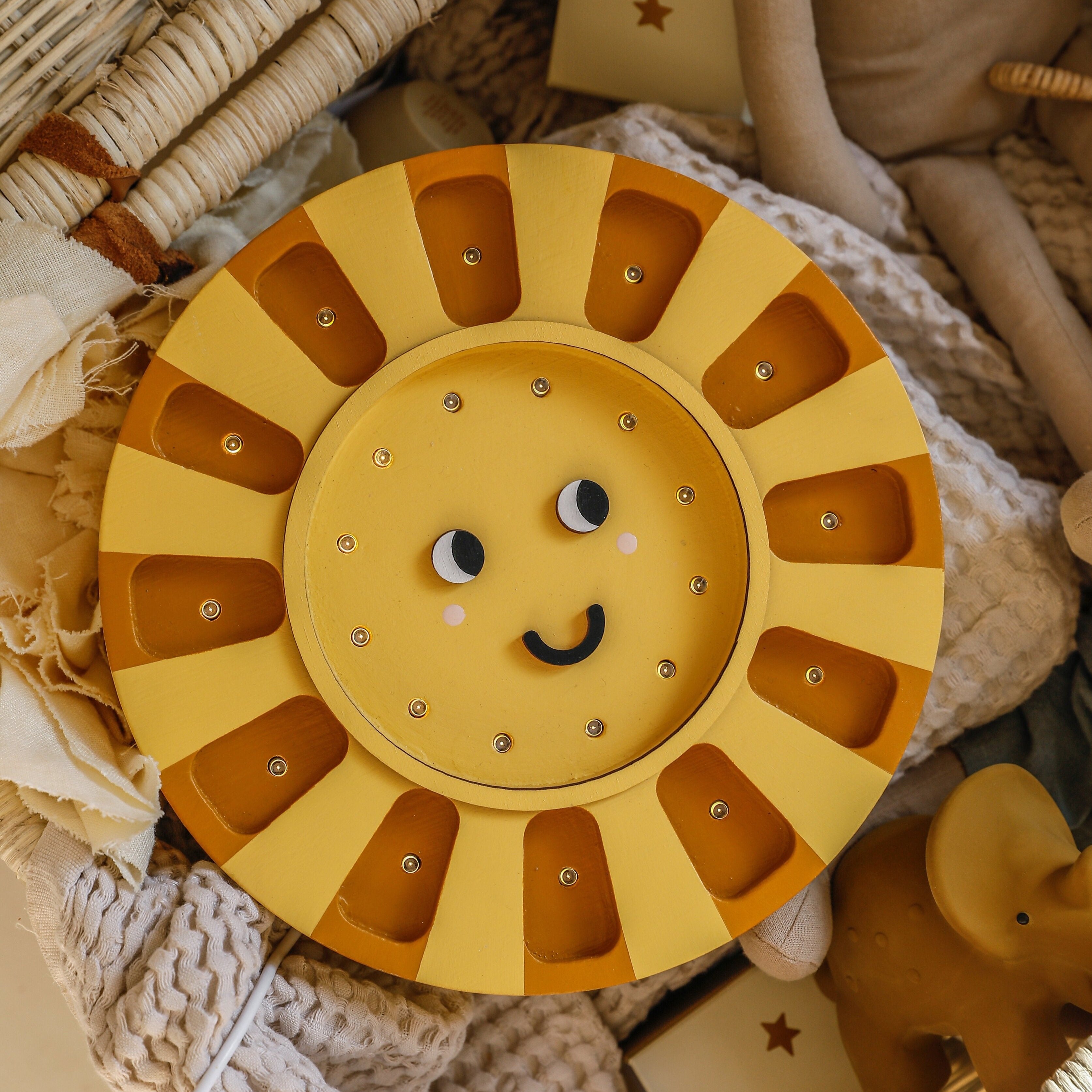 Sunshine Lamp with remote control – dimmable baby gift night light for bedtime